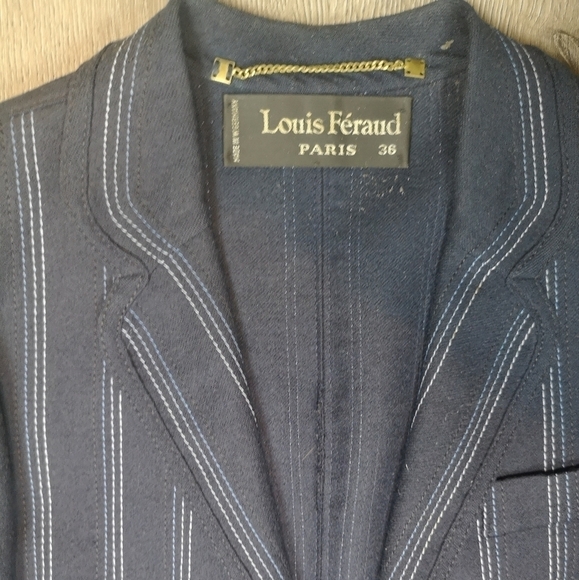 70s vintage Louis Feraud tailored wool jacket at theStyleMinr.com - Picture 2 of 5